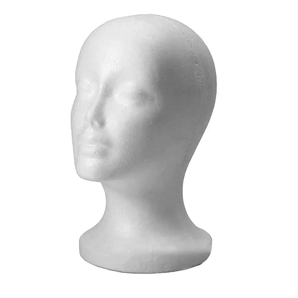 styrofoam mannequin head
