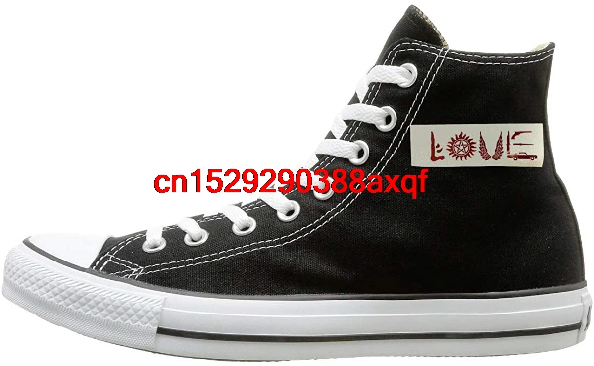 

High-top Canvas Shoes Sneaker Love-Supernatural Casual Walking Shoes For Mens Womens
