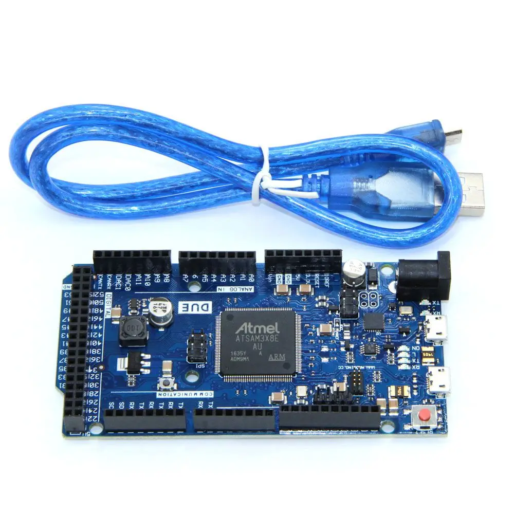 DUE 2012 R3 плата AT91SAM3X8E ARM 32 бит с набором кабеля для передачи данных