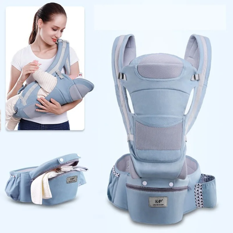 MissAbigale Рюкзаки-кенгуру эргономичный слинг рюкзак слинг для новорожденных и предотвратить о типа ноги ребенка слинг детские кенгуру - Цвет: B1