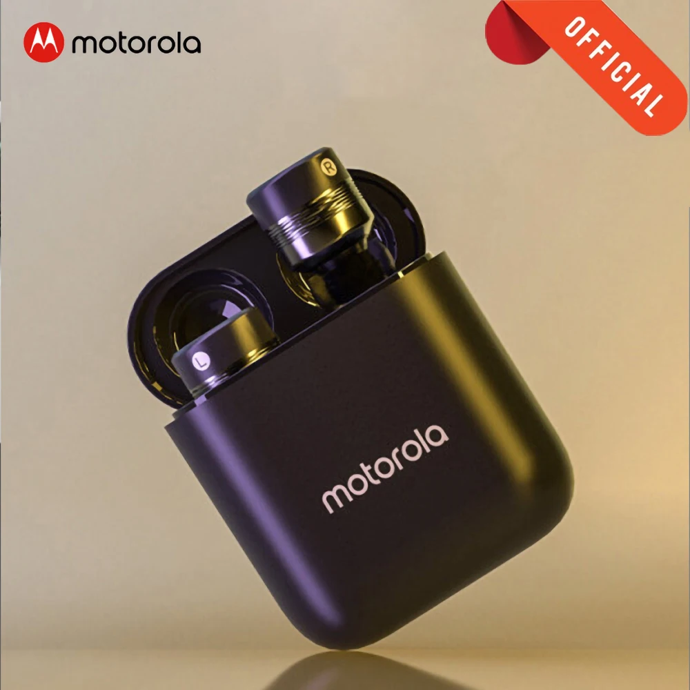 Motorola VB110 Wireless Bluetooth 5.0 Earphones Touch Control Mic Dynamic Earbuds voice assistant Stero Sound Quality for iphone