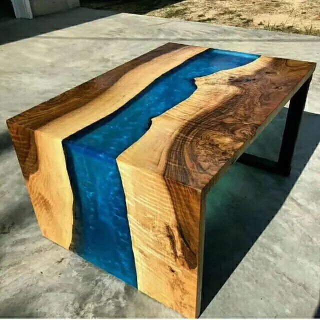 1 Kg/Set Resina Epossidica Per Fai Da Te River Table Gallon Trasparente Crystal Clear Eposy Resina Per La Creazione Di Gioielli