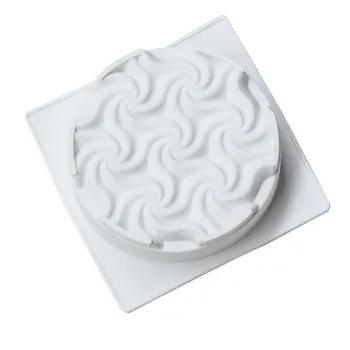 

Spiral Flower Mousse Cake Silicone Mold Baking Utensils Innovative French Dessert Cake Mould Dessert Model Spiral Flower Mould B