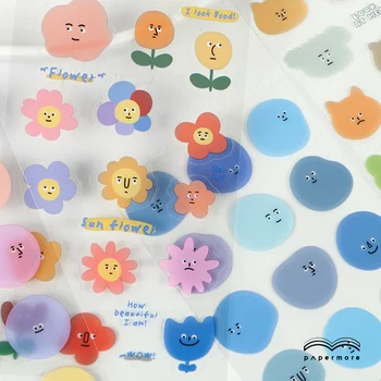 

40Pcs \ Kawaii PET DIY Sticker Decor For Laptop Phone Trunk Album Diary Calendar Scrapbook Student Stationery Office Supplies