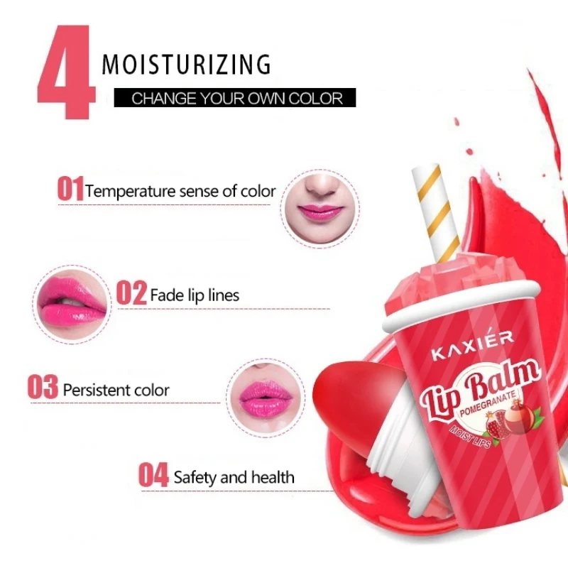 Флакон для помады для девочек, Осветляющий цвет кожи, увлажняющий бальзам для губ, Осветляющий линии губ, милая губная помада Care2019