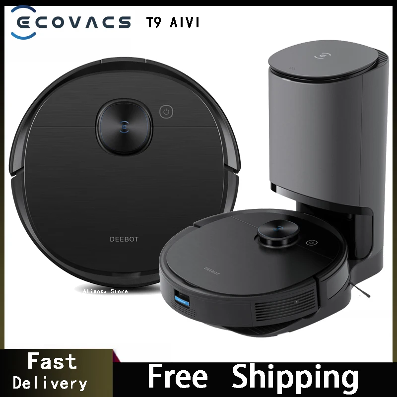Ecovacs Deebot T9 Aivi Robot Stofzuiger Met Ozmo Pro 2.0 Upgrade Van T8  Aivi - AliExpress Home Appliances
