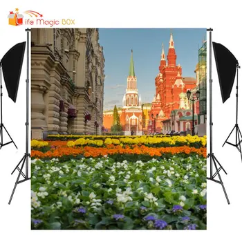 

LIFE MAGIC BOX Photographic Backgrounds Floral Wedding Party Children Photo Studio Backdrops