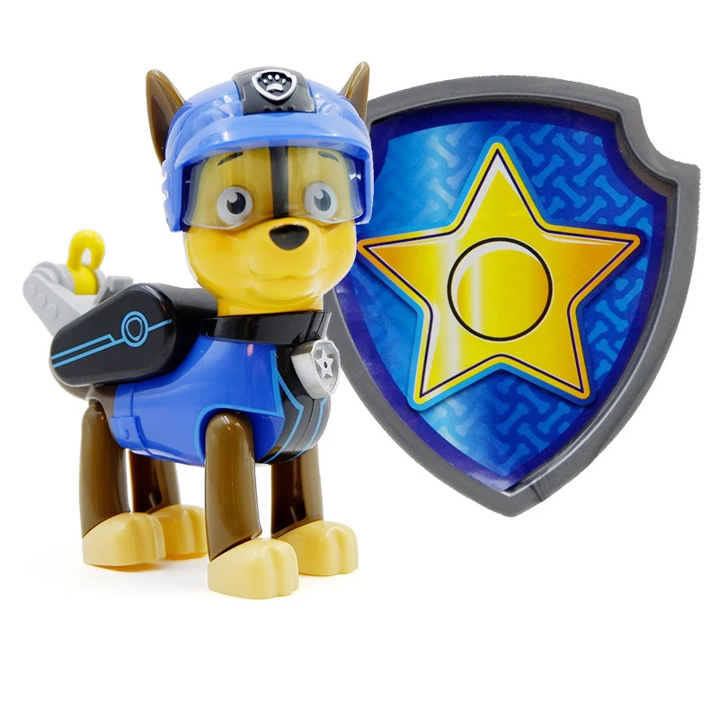 Paw Patrol мультяшная фигурка пластиковая модель Аниме фигурки пластиковые фигурки psi patrol Щенячий игрушки для детей - Цвет: E no box