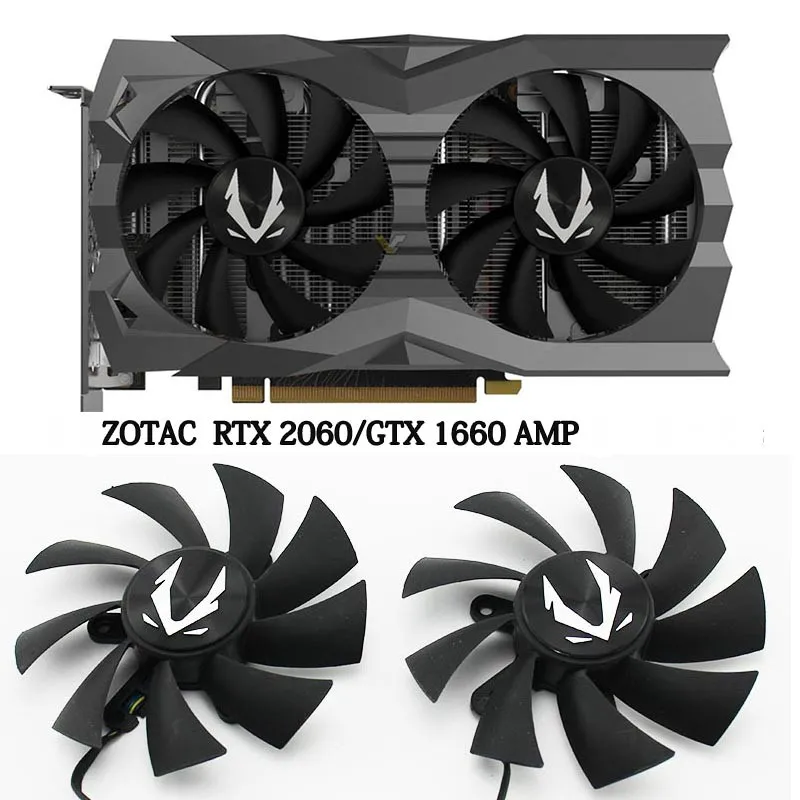 87 мм GA92A2H 0.35A для zotac Gtx 1660 1660Ti RTX2070 графический вентилятор Voor Zotac Geforce Rtx 2070 супер