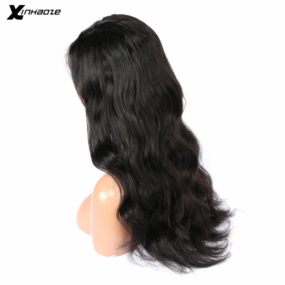XINHAOZE бразильские кружевные передние 13x4 человеческие волосы blecked узлы волна воды с детскими волосами для женщин