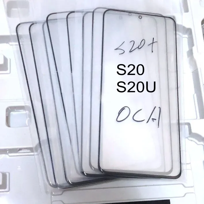 1 шт. стекло + OCA LCD передний Внешний объектив для Samsung Galaxy S20 Ultra S20U плюс сенсорный