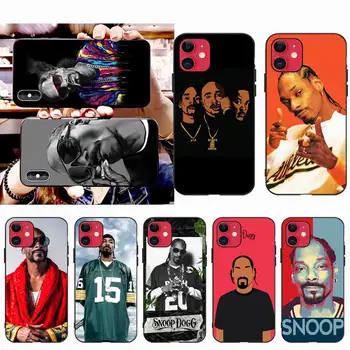 

NBDRUICAI Snoop Dogg Soft Silicone Black Phone Case for iPhone 11 pro XS MAX 8 7 6 6S Plus X 5S SE XR case