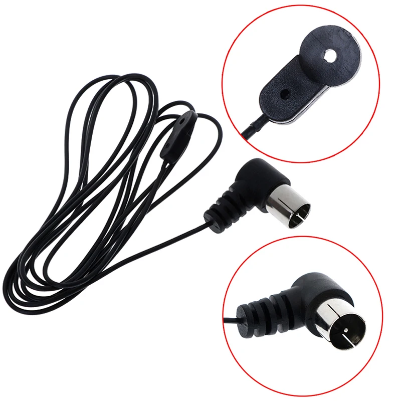 Dlenp Antennas FM Antenna 75Ohm UNBAL For Sound Natural Stereo Receiver Radio/Hi-Fi/DAB/ TV Indoor Use Black | Обустройство дома