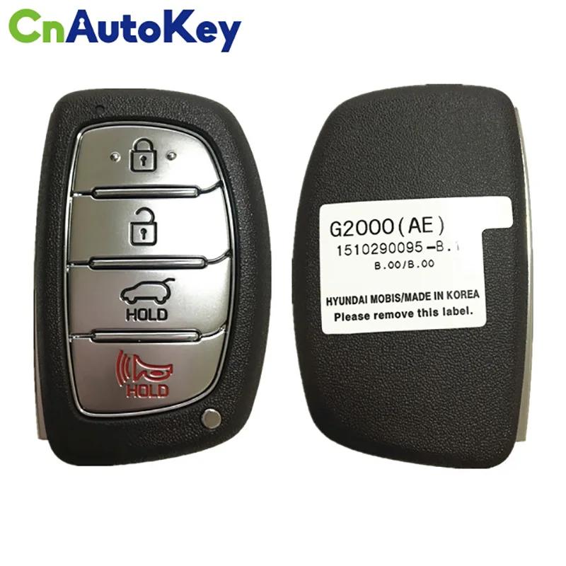 CN020080 OEM/алтернативними Hyundai Ioniq натуральная смарт-ключ дистанционный 2017 4 кнопки 433
