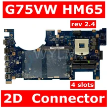 Материнская плата G75VW MAIN_BD._ 0M/AS/2D/GA 90R N2VMB1600Y 2D Разъем материнская