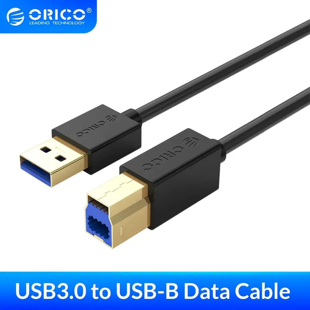 Кабель ORICO USB3.0 для USB B кабель передачи данных 5 Гбит/с жесткого диска SSD принтер