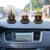 Новый Автомобильный Орнамент Приборная Панель Зеркало Заднего Вида Стоящая Черная Сломанная Утка С Камуфляжным Шлемом Маленький с Серебряным Воздушным Винтом