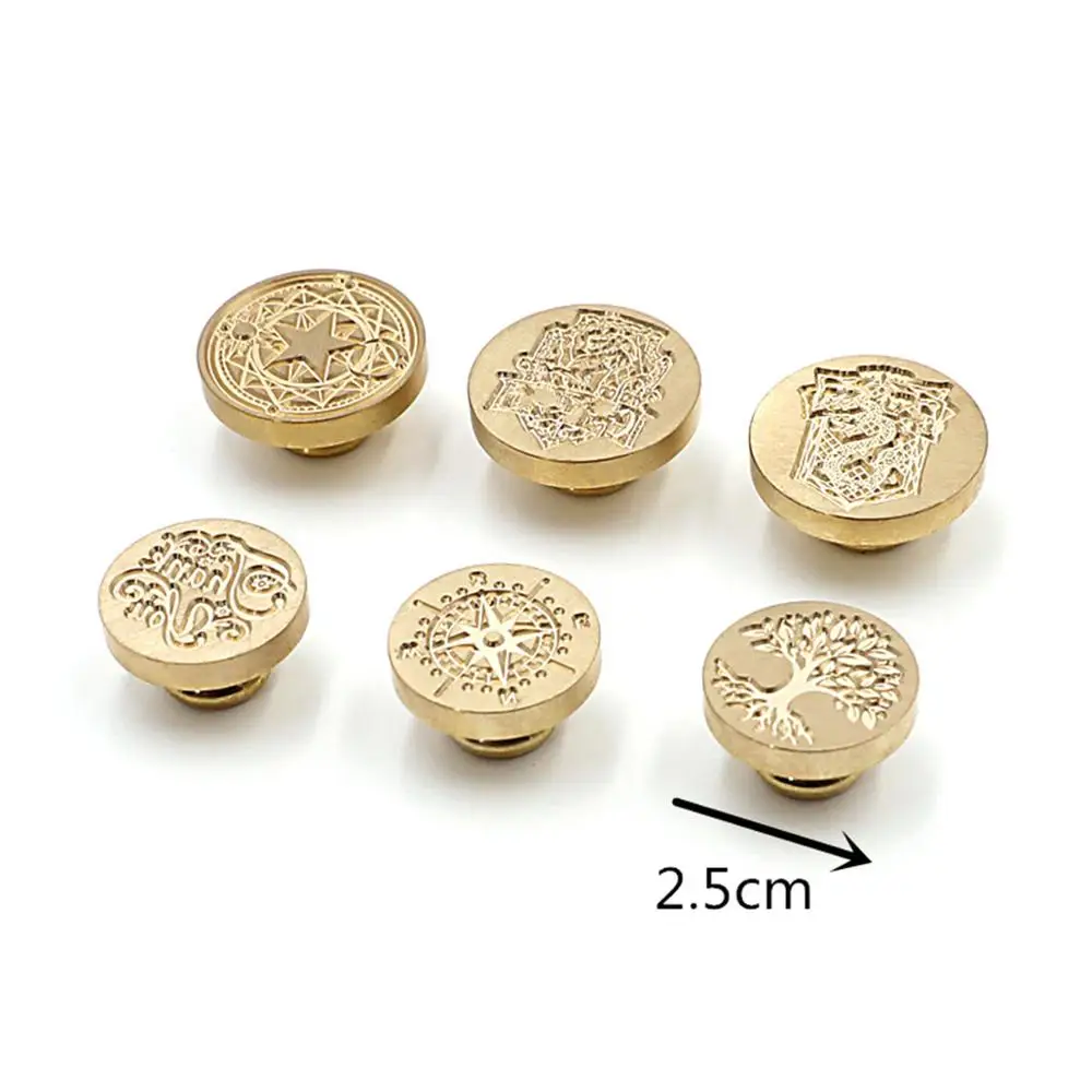 

500+ Patterns Wax Seal Stamp Retro Wood Stamp Kits Replace Copper Head-Rose Series