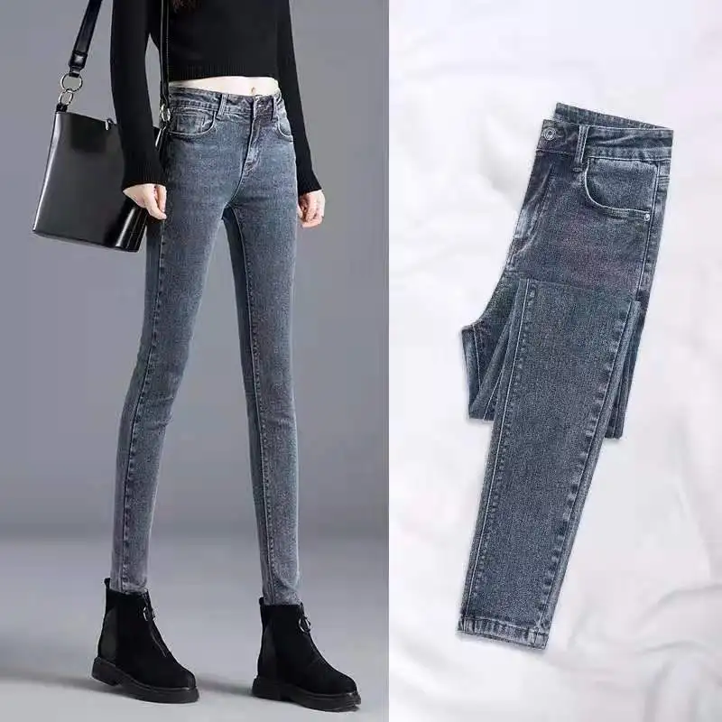 

Jeans Female Denim Pants Black Womens Jeans woman Donna Stretch Bottoms Feminino Skinny Pants For Women Trousers