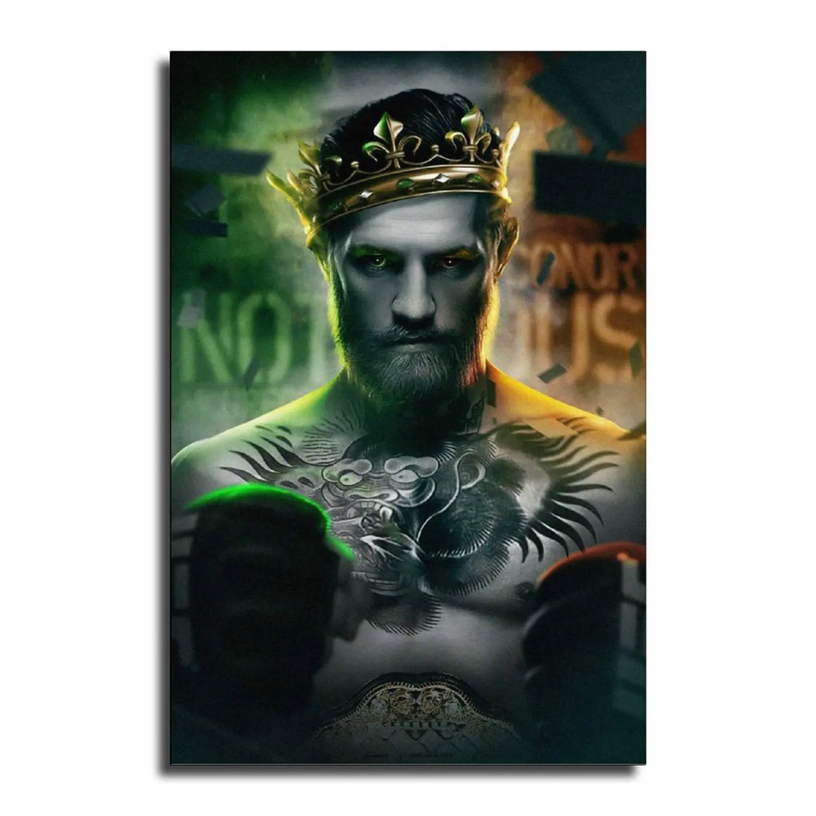 Холст Conor McGregor художественный плакат и настенный принт современные декоративные