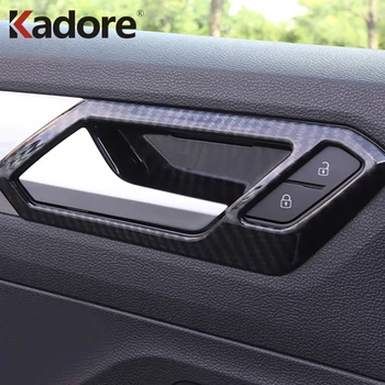 

For Volkswagen T-Roc TROC 2017 2018 2019 Interior Inner Door Handle Catch Cover Trim Inserting Decal Panel Car Accessories