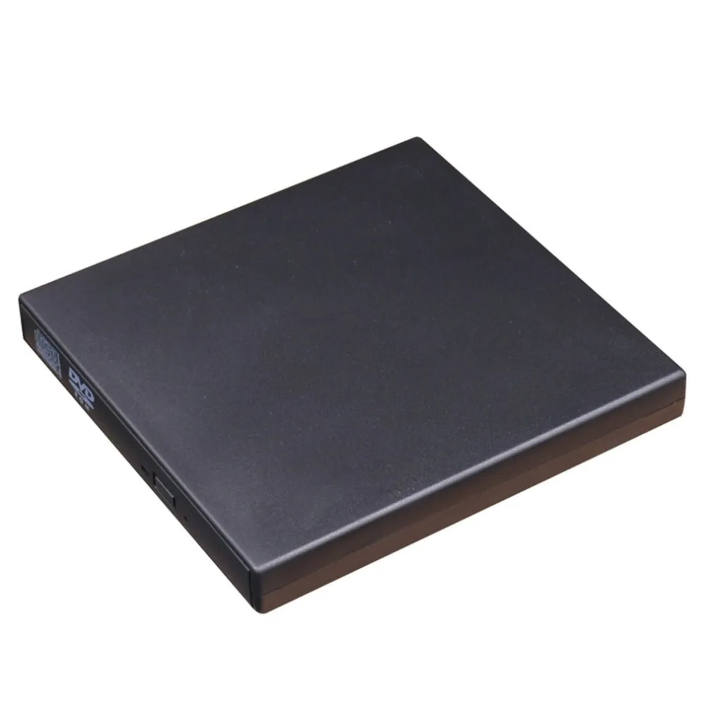 Draagbare Size Plug & Play Externe Drive USB 2.0 Brander CD + RW DVD Reader ROM CD Writer Geschikt Voor mac voor Win7/8/10
