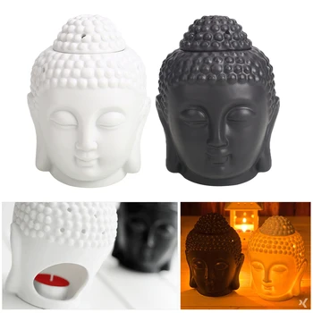 

White/Black Classic Durable Oil Burner Aroma Burner Incense Burner Home Decoration Living Room Bedroom Burning Furnace Handmade