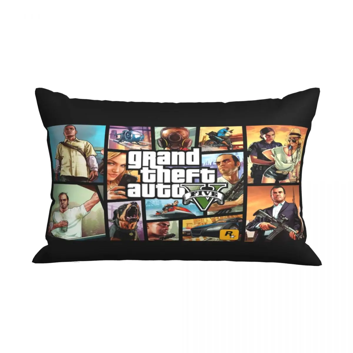 Grand Theft Auto V Gta Прямая поставка телефон наволочка аниме Подушка бархатная | Дом и