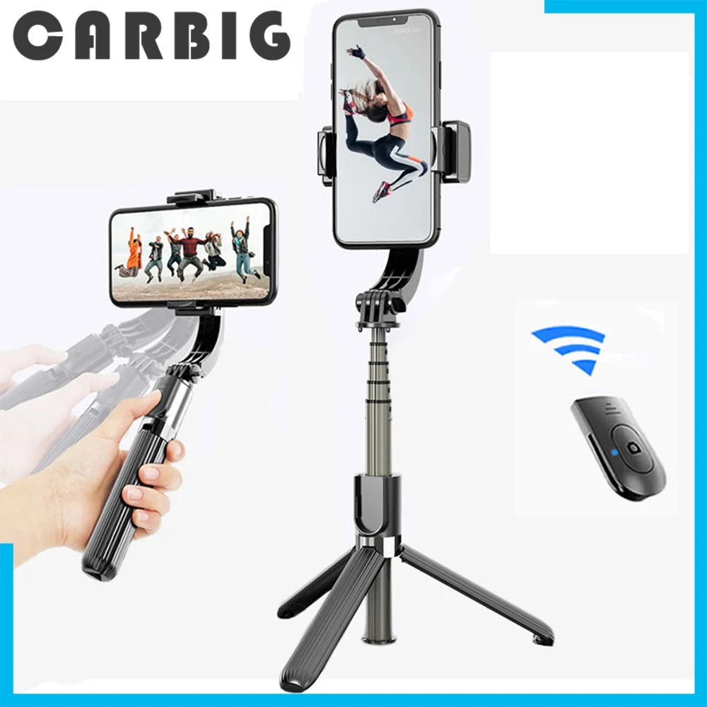 Bluetooth ручной шарнирный стабилизатор для камеры GoPro Мобильный телефон селфи Палка с Triopd смартфона мобильного