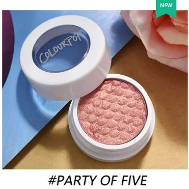 PARTY OF FIVE Цветные супер-шоковые пигментные тени для век - Цвет: PARTY OF FIVE