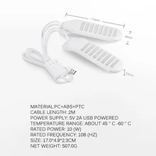 Модная Бытовая спальная Портативная сушилка для обуви подогреватель обуви дезодорирование быстрая сушка