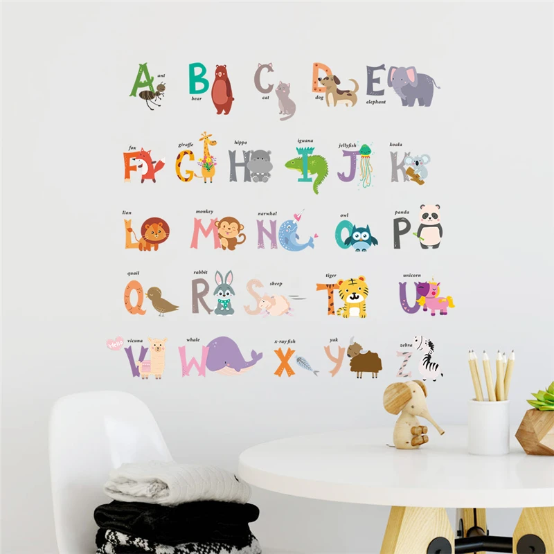 Crafts Bronzing Alphabet Letter Stickers Self Adhesive Abc A-z