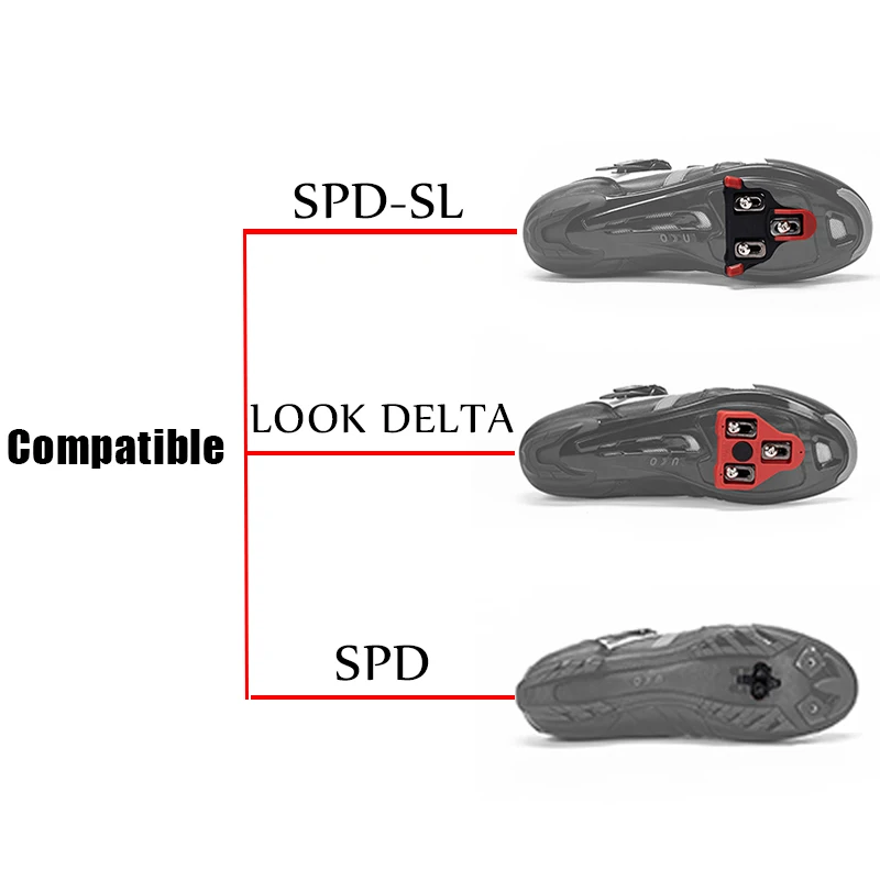 Bucklos Spd Sl Road Bike Pedal Cleat 