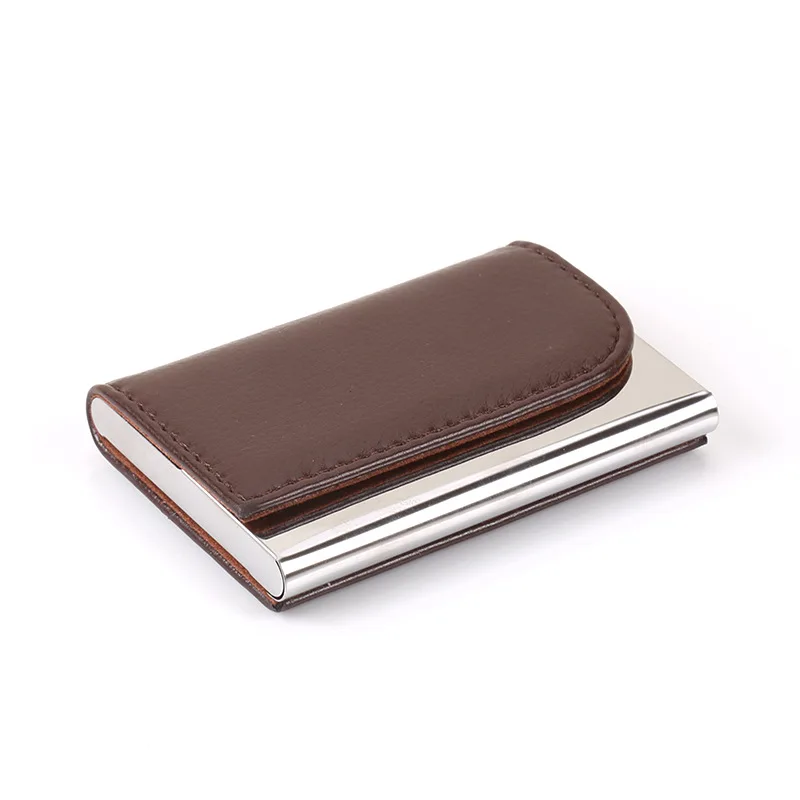 

Men's Business Creative Metal Simple Women's Card Case Exhibition Gift Lettering Customizable Business Card Holder