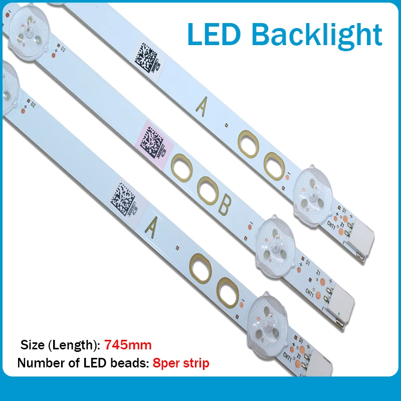 new 30pcs LED Lamp strip 17DLB40VXR1 LB40017 V0_05_38S for Bush VES400UNDS-2D-N11 VES400UNDS-2D-N12 Toshiba 40L3653DB 40L1653DB |