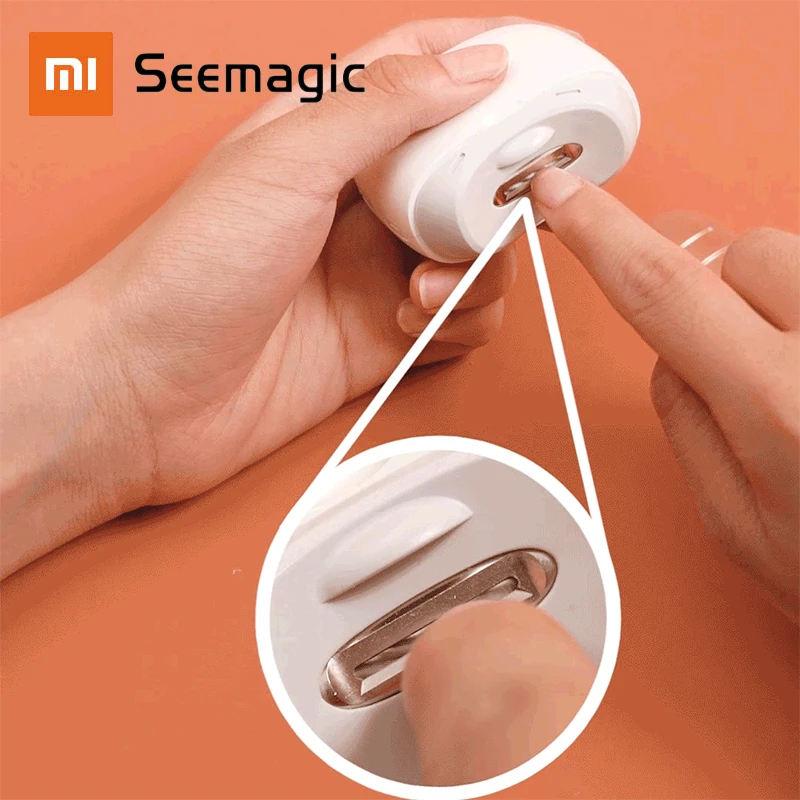 Xiaomi Seemagic электрические автоматические кусачки для ногтей с легким триммером