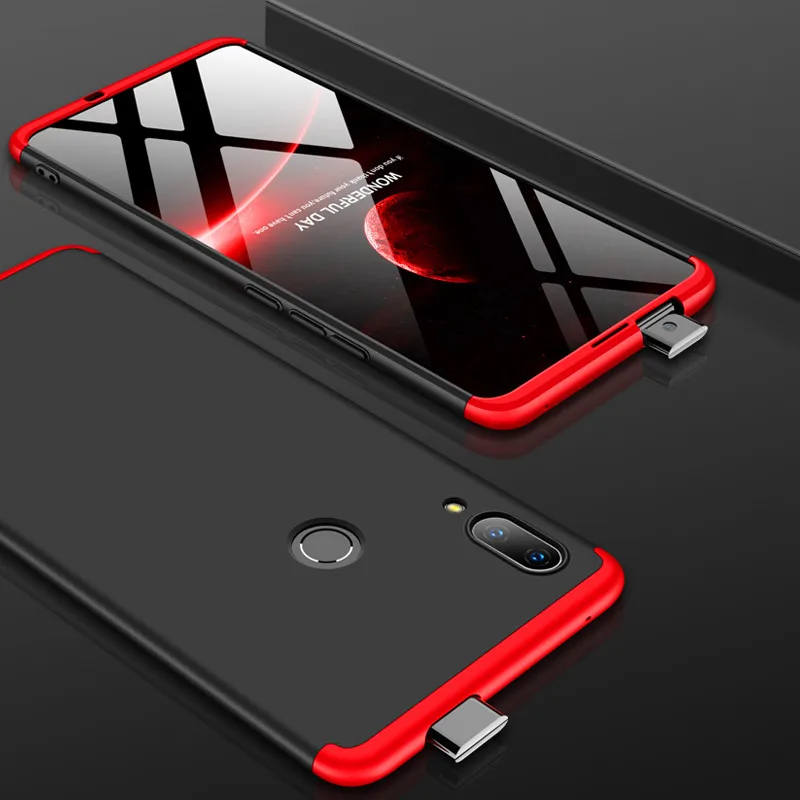 Чехол для Huawei P Smart Z 2019 STK LX1, полноразмерный чехол с полной защитой на 360 градусов для телефона Huawei PSmart Z, чехол + стеклянная пленка