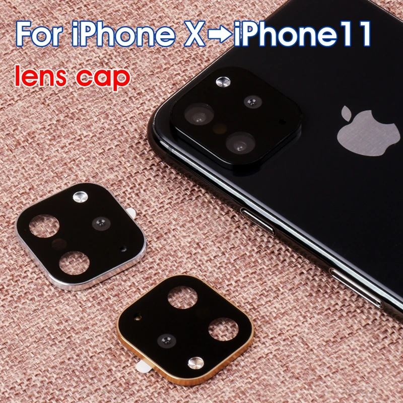 

Back Rear Camera Lens Protector Film For iPhone X XS Max Looks like 11 Pro Fake Camera Sticker Seconds Change For iPhone 11 Pro