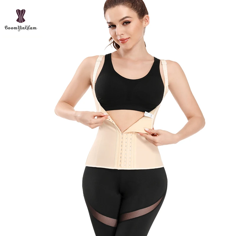 Body shaper waist trainer Modeling Strap Women's Body Shaper 100% Latex Slimming Girdle Vest