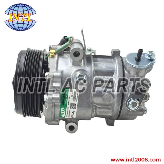 Автомобильный Компрессор кондиционера 6RD820803 1152808159 SD6V12 Sanden 6V12 sdштук 1916 1S0820803C для
