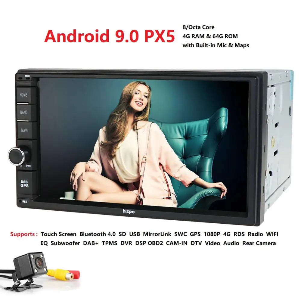 Clearance 4GRAM Android9.0 AutoRadio 8OctaCore 7Inch 2DIN Universal Car NO DVD player GPS Stereo Audio Head unit Support DAB DVR OBD BT CD 3 Clearance 4GRAM Android9.0 AutoRadio 8OctaCore 7Inch 2DIN Universal Car NO DVD player GPS Stereo Audio Head unit Support DAB DVR OBD BT CD 3