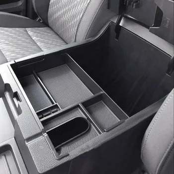 

Car Auto Black Center Console Tray Box Organizer Fits For Toyota Tundra 2014-18