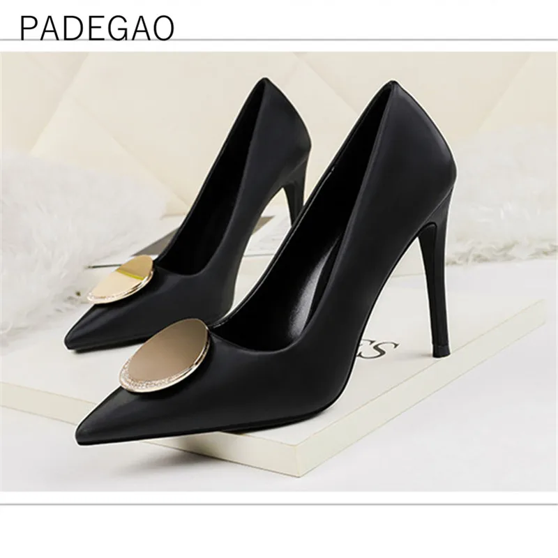 

Womens Shoes 2019 High Heels Fashion Sexy OL Casual Pumps Elegant Korean Ladies Shoes