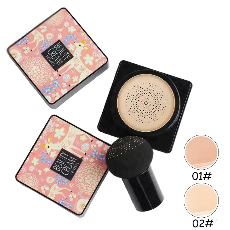 BB Air Cushion увлажняющий тональный крем с грибовидной головкой, Корейская BB& CC Крем-корректор, водостойкий Крем для осветления лица