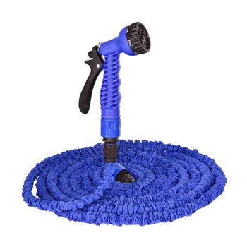 

25FT-150FT Garden Hose Expandable Magic Flexible Water Hose 8Function Spray Nozzle Brass Fitting Adjustable Car Wash Water Hose