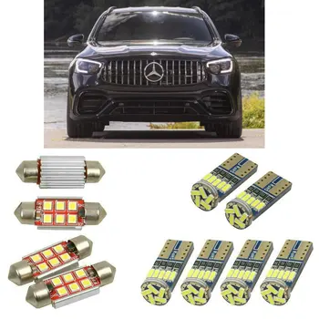 

superbright Interior led Car lights For mercedes glc coupe c253 glc x253 bulbs for cars dome map light 4pc