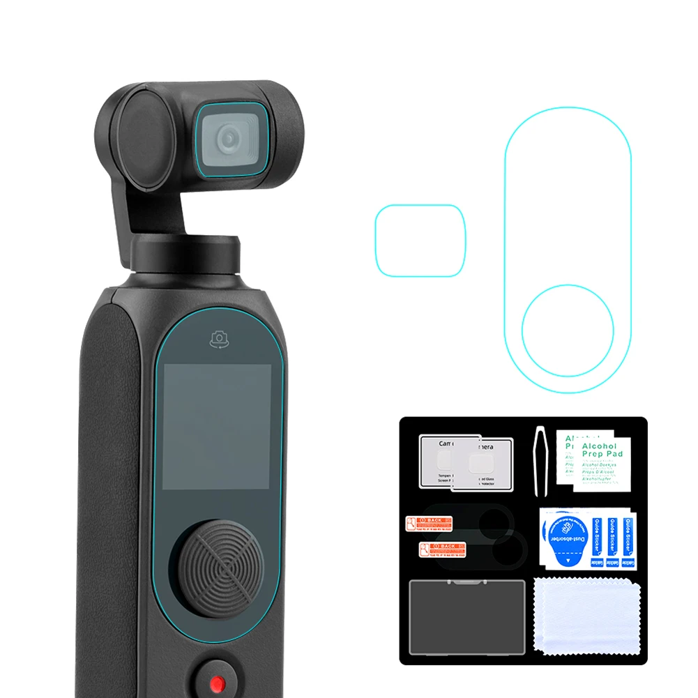 Película protectora de vidrio templado para cámara FIMI PALM 2, cardán de mano, antiarañazos, funda protectora de pantalla, accesorios