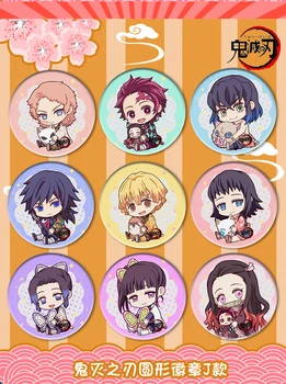 

Anime Manga Demon Slayer Kimetsu No Yaiba Badges Pins Buttons Backpack Decorate
