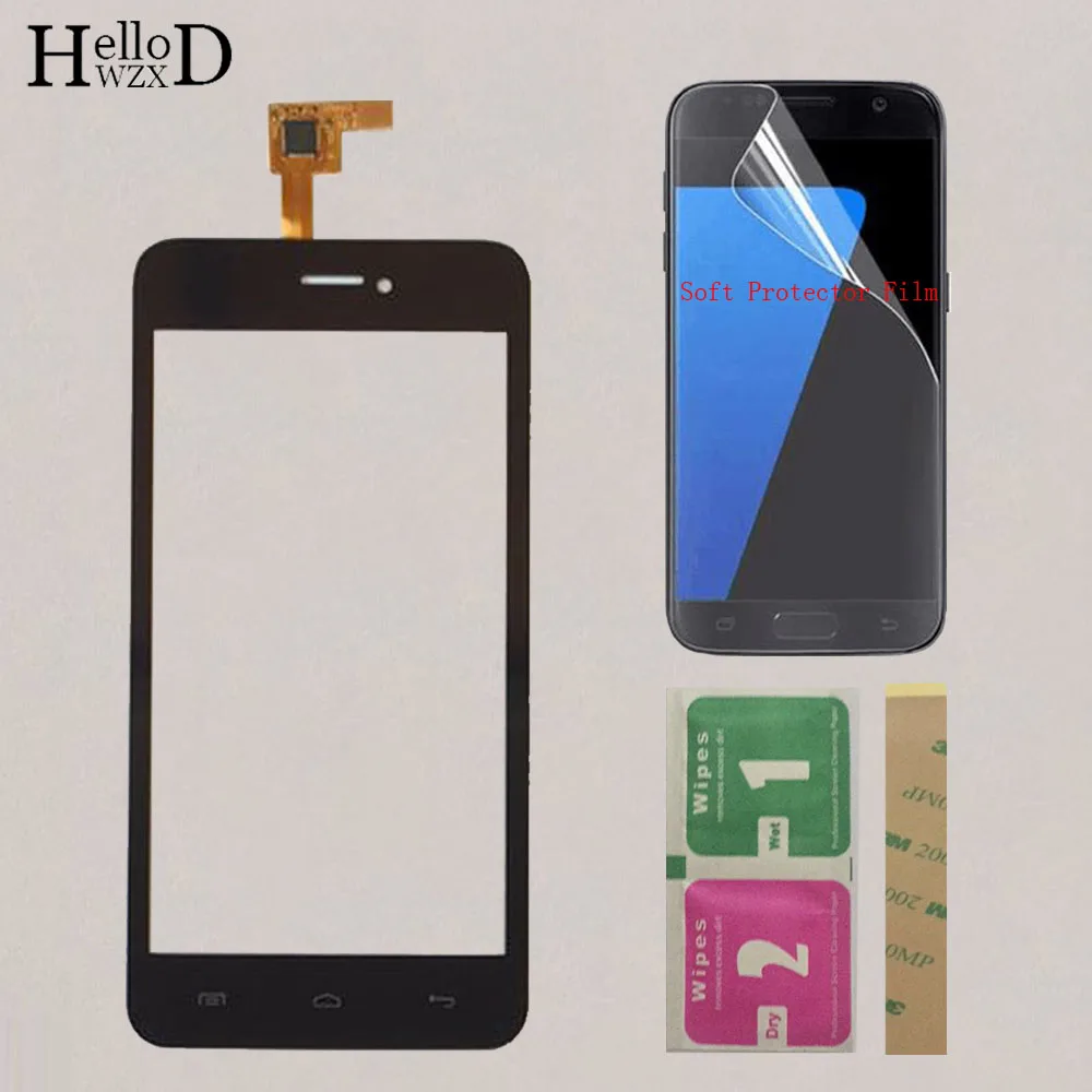 Touch Screen Sensor Front Outer Glass Lens Panel For Wiko Jimmy Touch Screen Digitizer Panel Protector Film