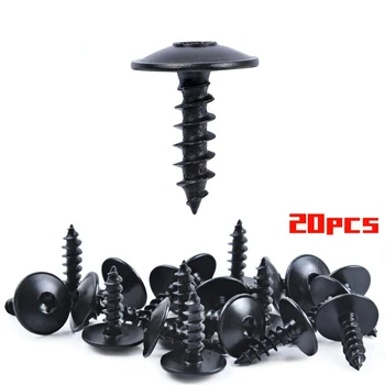 

MIKKUPPA 20pcs Self Tapping Screw Fender Liner Screw for Volkswagen Passat 06-13, Golf 10-13, Audi Q5 09-13, A4 2013